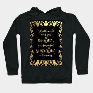 Six of Crows Crooked Kingdom Quote Bookish Art Hoodie